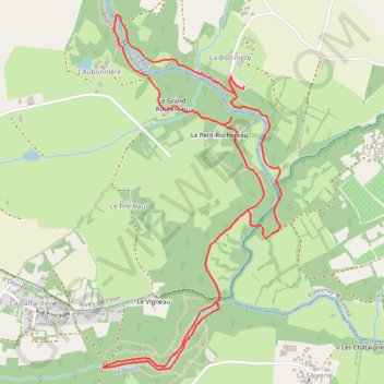 Les vallées de Piquet et de la Pierre aux Fées GPS track, route, trail