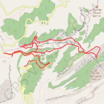 Rando Saint Baume GPS track, route, trail