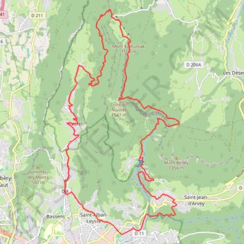 Le meilleur du Nivolet GPS track, route, trail
