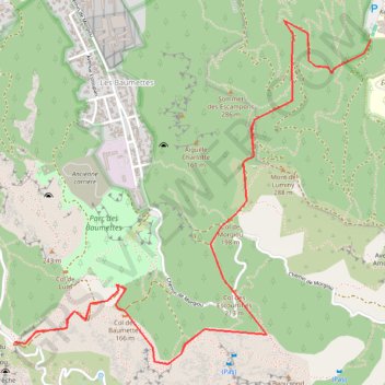 Luminy - col de Sormiou GPS track, route, trail