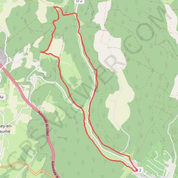 Savigny bouilland GPS track, route, trail