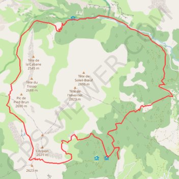 Chante perdrix GPS track, route, trail