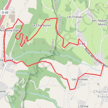 Saint girod GPS track, route, trail