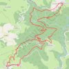 Boucle Montjaux - Castelnau-Pégayrols GPS track, route, trail