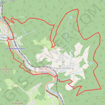 Autour de Schwartzenberg GPS track, route, trail