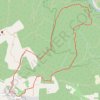 Les Rochers de Saleyron GPS track, route, trail