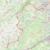 De Francheville à Saint-Christo-en-Jarez par les crêtes des Mts du Lyonnais GPS track, route, trail