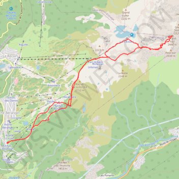 Le Grand Van (Chamrousse) GPS track, route, trail