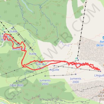 Aiguille des Calvaires (Aravis) GPS track, route, trail