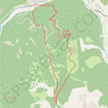 Château Queyras - Sommet Bucher GPS track, route, trail