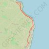 Promenade dominicale sur les falaises de leucate GPS track, route, trail