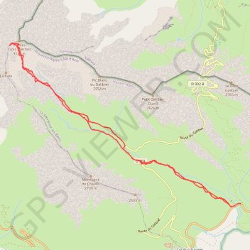 Pic Trois Evêches GPS track, route, trail