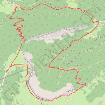 Le tour du creux du Van en Suisse GPS track, route, trail