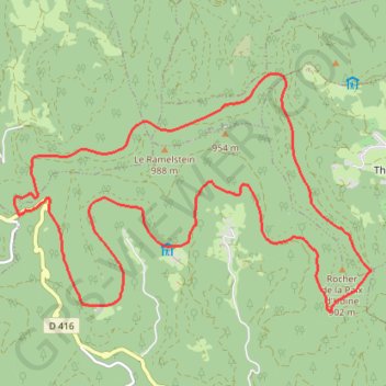Val d'Argent - Tour du Taennchel GPS track, route, trail