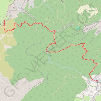 Randonnée au Col de l'Arc depuis Saint Paul de Varces GPS track, route, trail