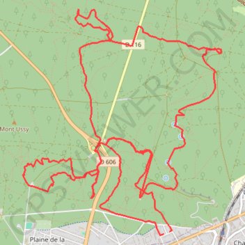 Forêt de Fontainebleau GPS track, route, trail