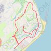 Island Club run GPS track, route, trail