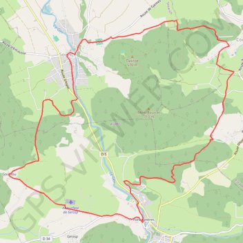 Pyrénées Comminges - Découverte autour d'Aspet GPS track, route, trail