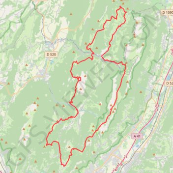 Le Tour de Chartreuse GPS track, route, trail