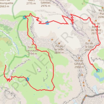 Le Maillet-Barroude GPS track, route, trail