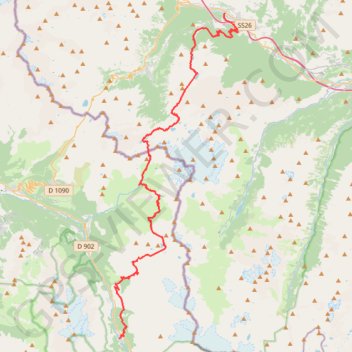 Morgex-les Brévières GPS track, route, trail