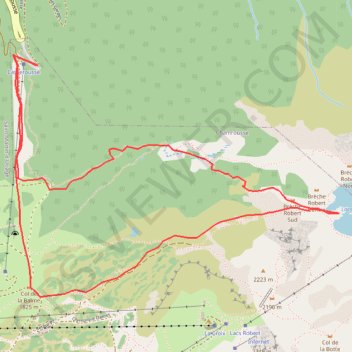 Lacs Robert GPS track, route, trail