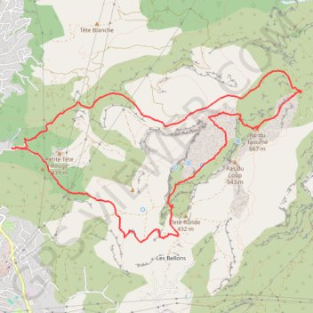 Allauch - Taomé GPS track, route, trail