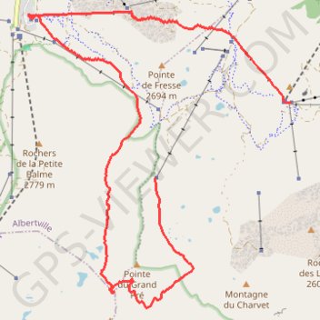 Pointe Georget GPS track, route, trail
