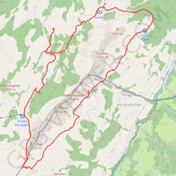 Swisstopo Route GPS track, route, trail