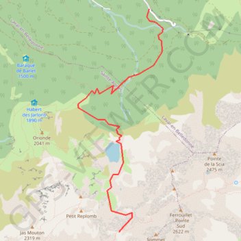 Col de la Mine de Fer GPS track, route, trail