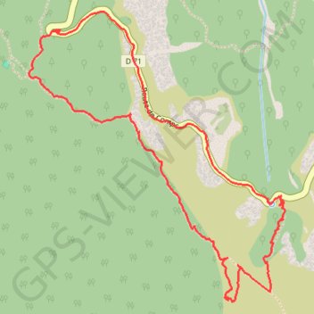 Petit Margès GPS track, route, trail