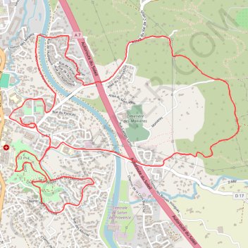 10km François Blanc Salon de Provence GPS track, route, trail