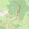 Randonnée en montagne au Col des Arcs au dessus de Bielle en Ossau GPS track, route, trail