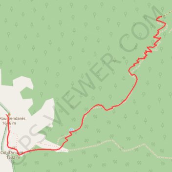 Pic Roumendarès GPS track, route, trail