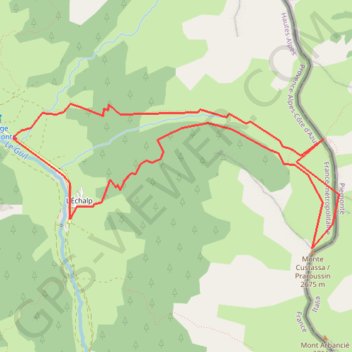 Pic et col Lacroix GPS track, route, trail