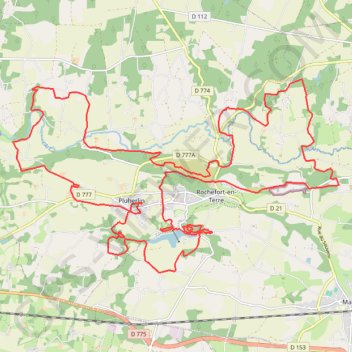 Rando Pluherlin GPS track, route, trail