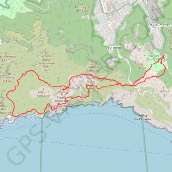 Belvédère Titou Ninou GPS track, route, trail