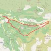 2023 0331 - bau de st Jean bois de Garavagne depuis le Tourounet GPS track, route, trail