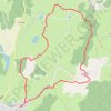 Boucle à partir de Saint Martin-du-Puy GPS track, route, trail