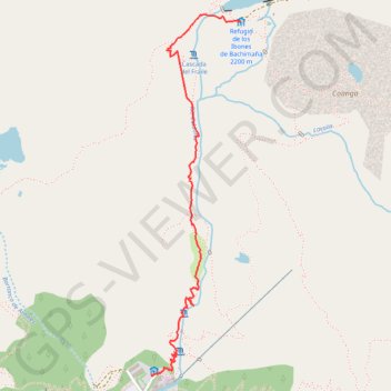 Panticosa - Refuge de Bachimana GPS track, route, trail