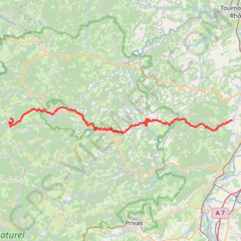 Valence - Arcens GPS track, route, trail