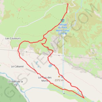 Lac Perrin GPS track, route, trail