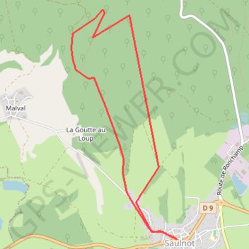La boucle du pommeray GPS track, route, trail