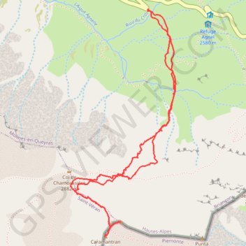Pic Caramantran (Pelvo) GPS track, route, trail