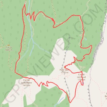Petit Som GPS track, route, trail