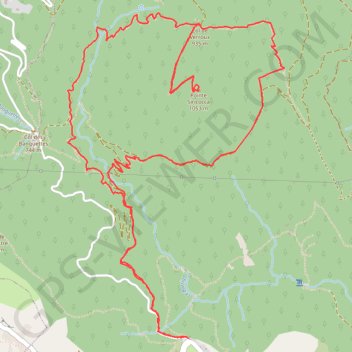 Sainte Agnes et pointe Siricocca GPS track, route, trail