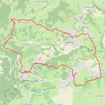 Saint Sorlin GPS track, route, trail