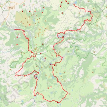 Au Sud des lacs d’Auvergne — R.ARA003 GPS track, route, trail