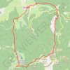 Le Crêt de Oeillon (42) GPS track, route, trail