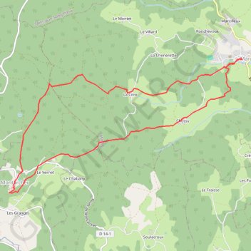 Marols Montarcher Marols GPS track, route, trail